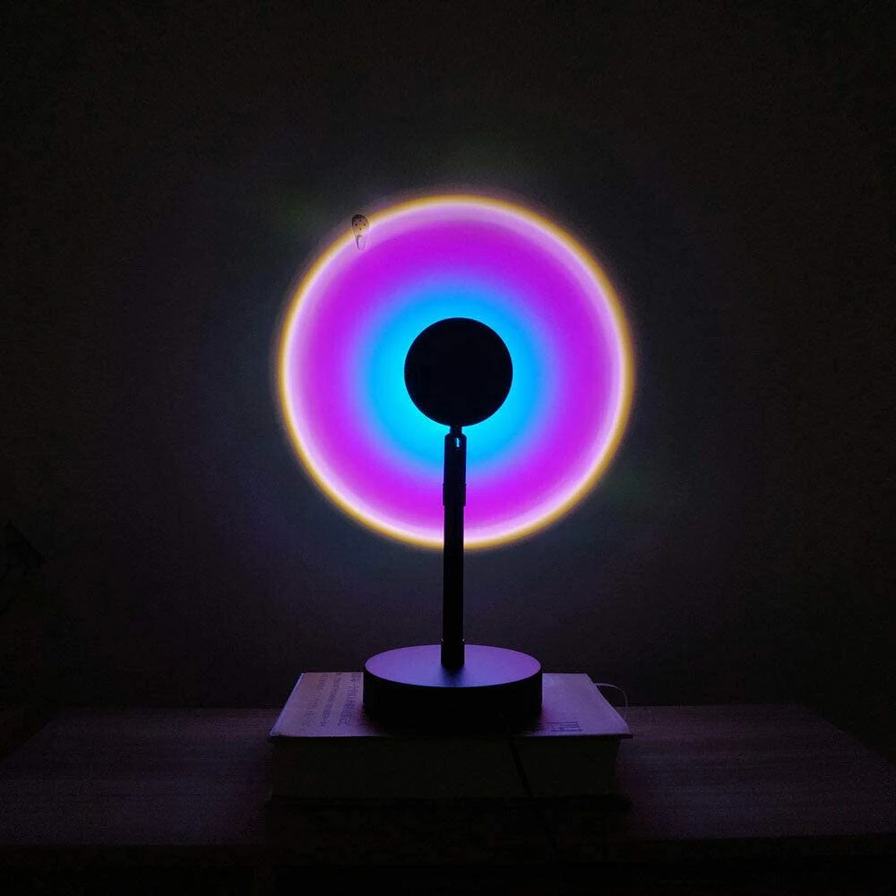 Проекционный эстетический светильник с закатом светодиодный ночник USB настенный