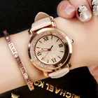 Подарок Neue damen часы uhr Strass Leder чехол для телефона на руку Armbanduhr Frauen режим Uhren Damen Legierung аналоговый кварц uhren