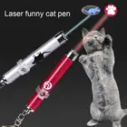 Игрушки для домашних животных, кошек, светодиодная указка, светящаяся ручка с яркой анимационной мышью, принт лапы, рыба, кошка фонарь, Интерактивная лазерная указка для обучения, ручка