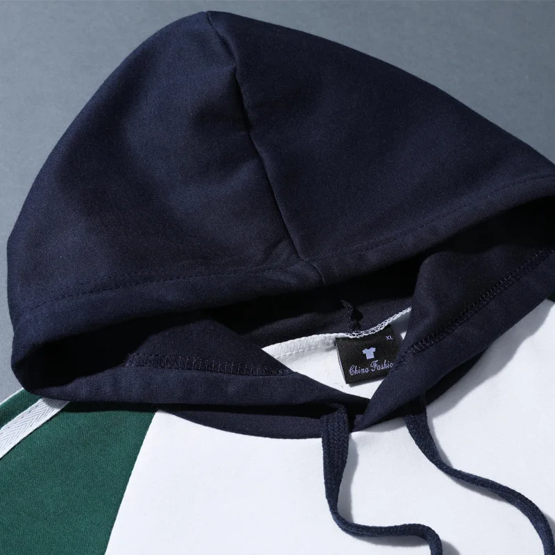 

2020 color block cotton hooded sweater for men and women