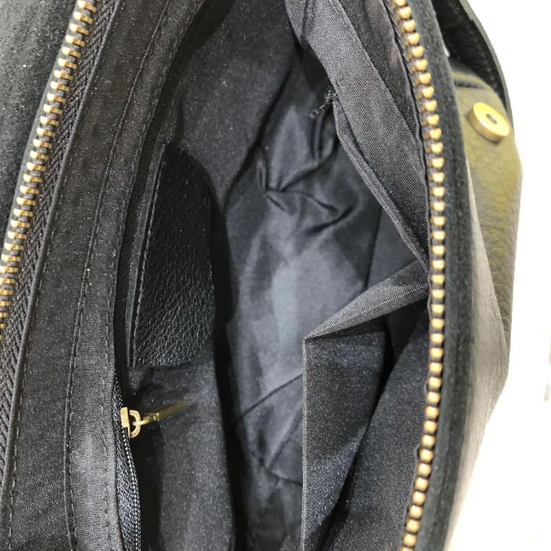 

Fashion Crossbody Handbags Women Black Single Shoulder Bag Genuine Leather Messenger Simple Female Envelop Bags Bolsas