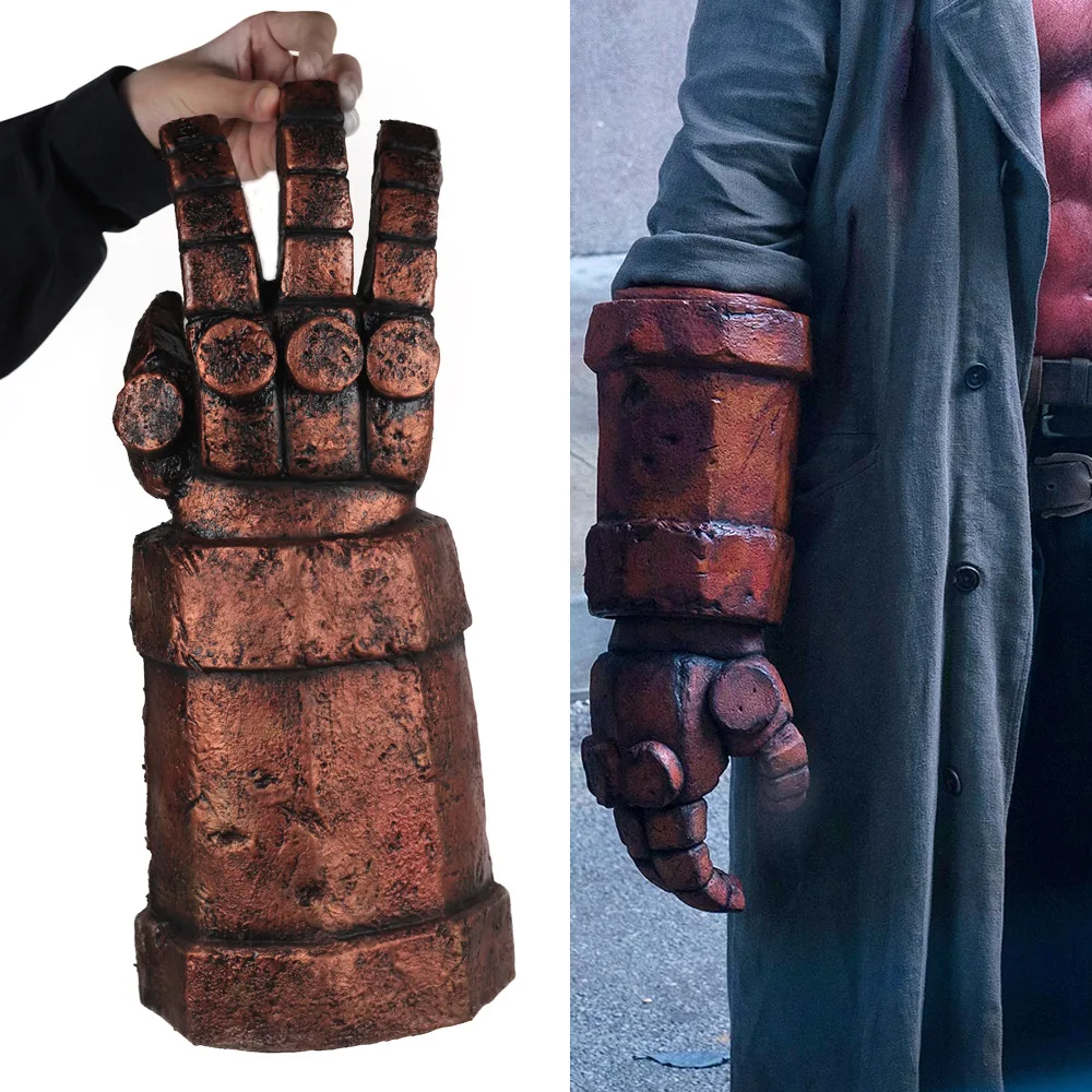 Перчатки для косплея Hellboy Anung Un Rama латексные маски маска на голову реквизит