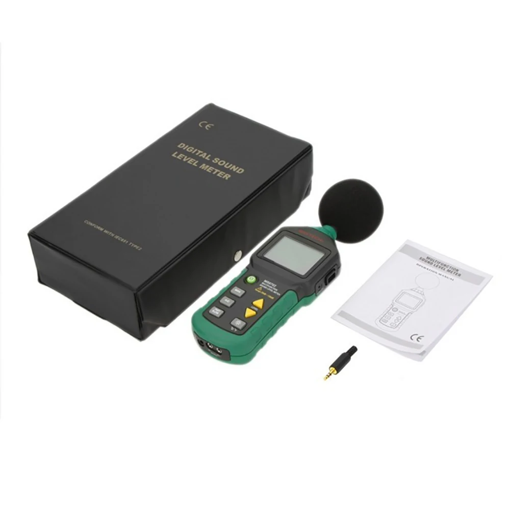 MASTECH MS6702 цифровой измеритель уровня звука шума Измеритель температуры и