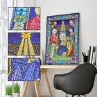 Алмазная живопись 5D, вышивка сделай сам, особые украшения для дома, мозаика, религия
