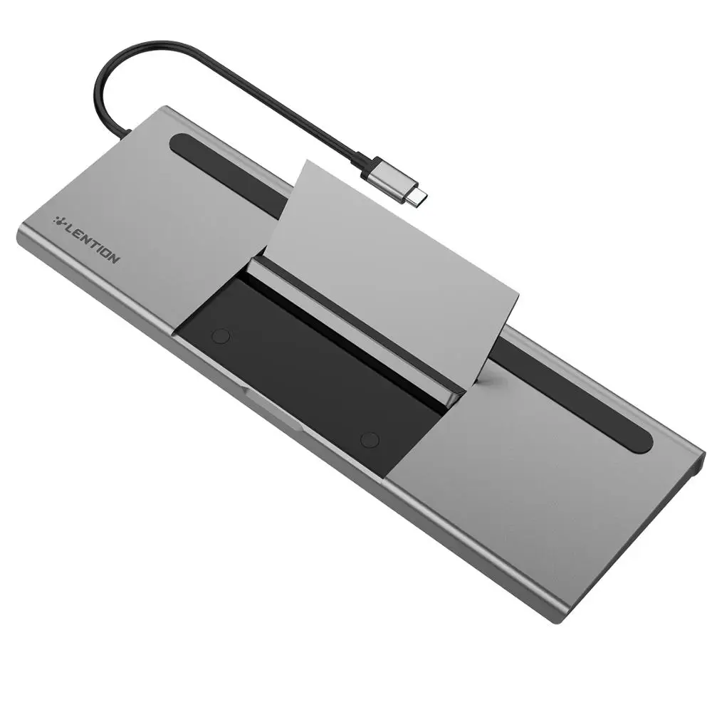 Док-станция USB C 100 Вт PD 4K HDMI/DisplayPort VGA Ethernet кардридер 3 0 адаптер Aux для MacBook Pro 2020 |