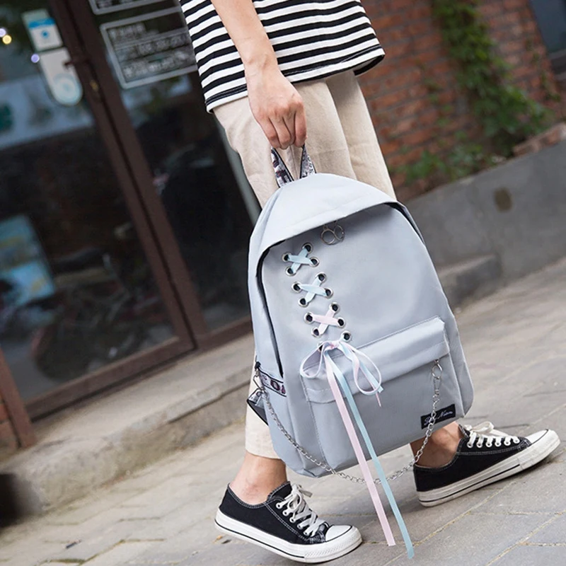 

New Fashion Girl School Bag Female Students Laptop Backpack Kids School Bags for Teenage Girls Women Backpacks