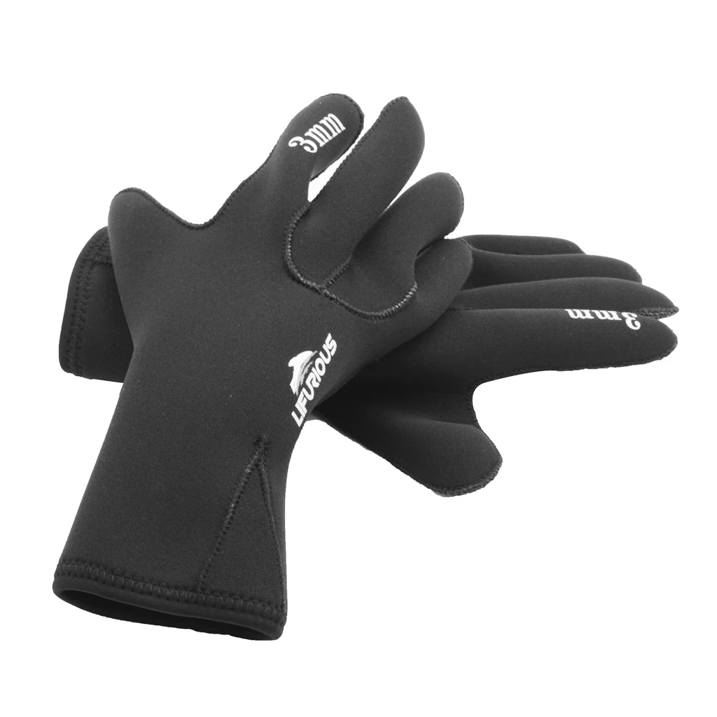 

3mm Neoprene Wetsuit Gloves Kayak Diving Swimming Surf Gloves M XL