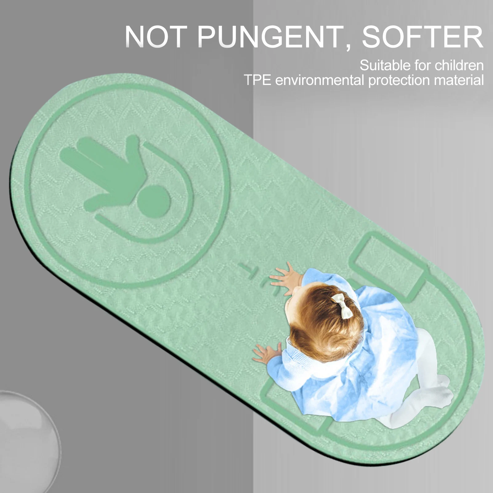 Нескользящий Коврик для йоги TPE йога коврик Скакалка пола тренировок Спортивные