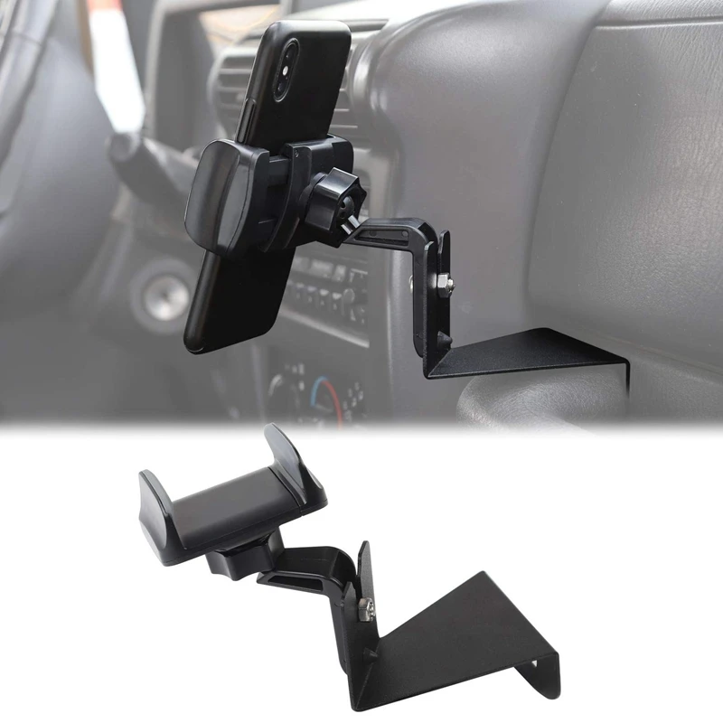 Multi-Functional Phone Holder Radio Walkie Talkie Mount Bracket for 1997-2006 Jeep Wrangler TJ 2 in 1 Bolt-On Stand Bra | Автомобили и