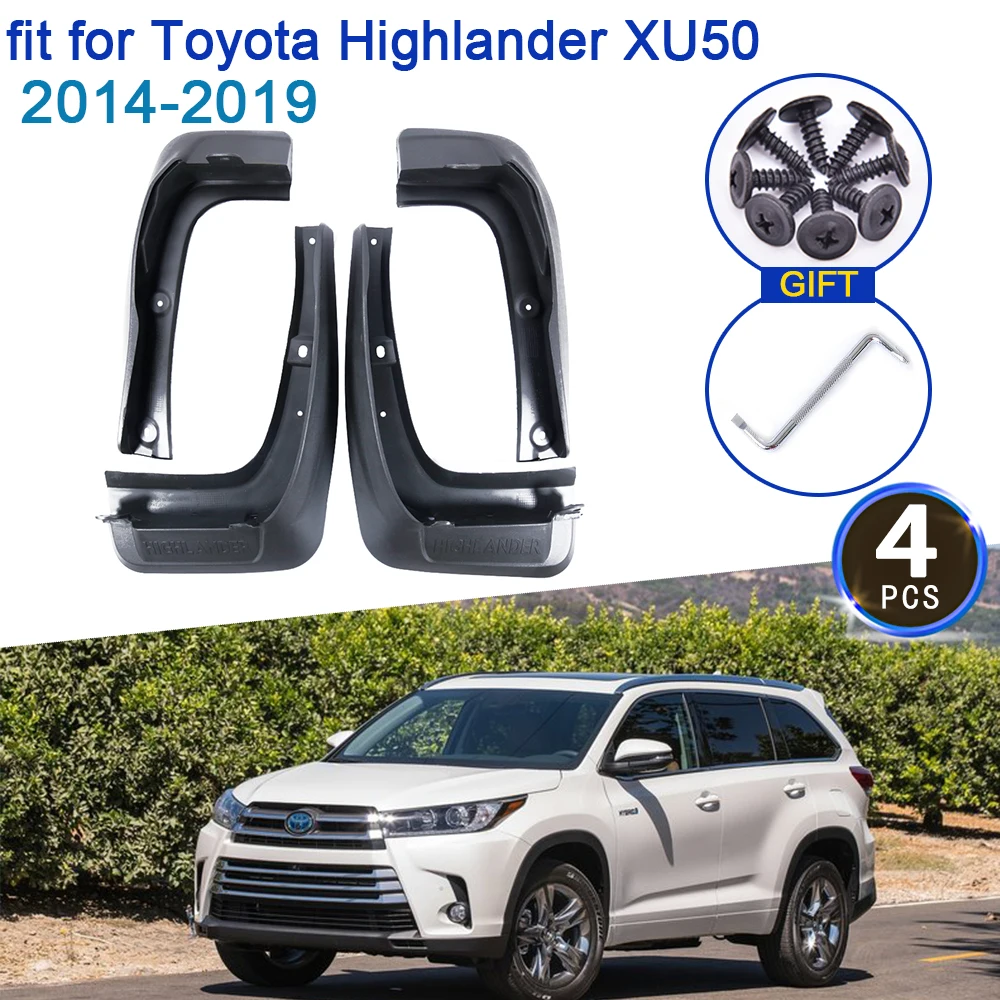Для Toyota Highlander XU50 2014 2019 3rd Gen автомобиля брызговик 4x крыло брызговиков Средства для
