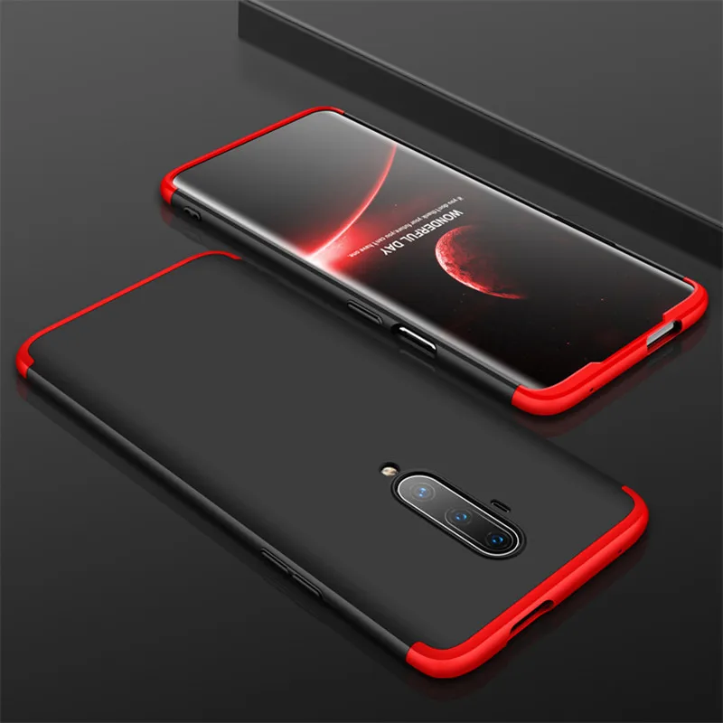 Чехол 3 в 1 для Oneplus 7 Pro 7T 360 полная защита Shockprrof облегающий чехол One plus 7pro 7Tpro + 7tpro