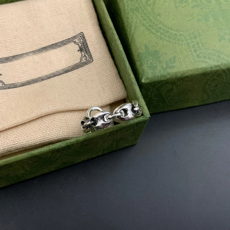 Мужское и женское кольцо из серебра 925 пробы в стиле ретро | Украшения аксессуары