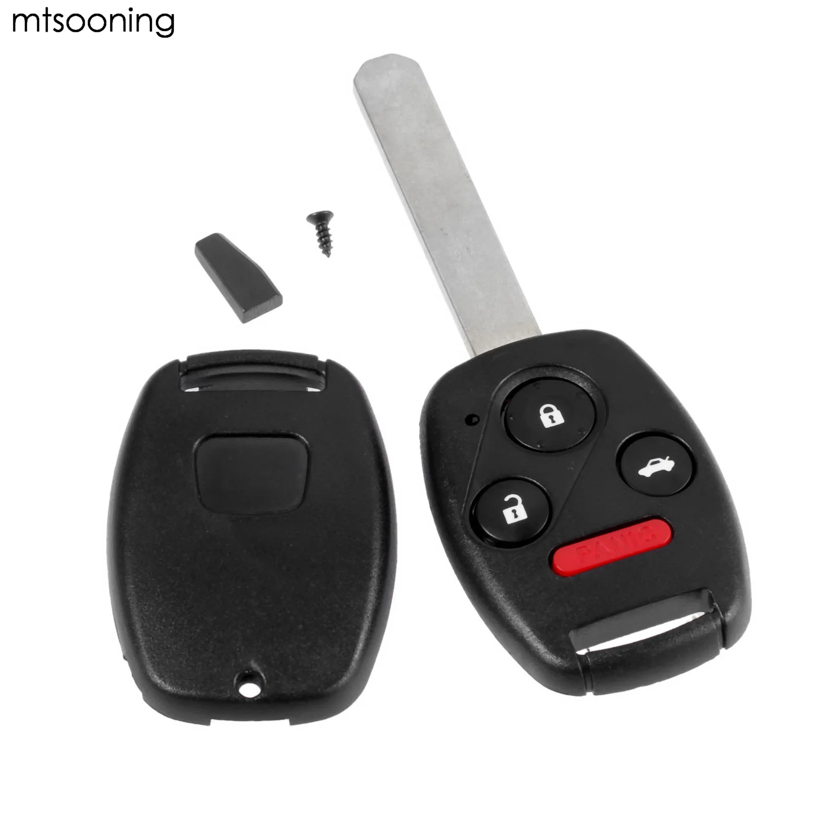 Дистанционный брелок для ключей mtsooning чехол с 4 кнопками Honda Accord 2003 2004 2005 2006 2007 Element