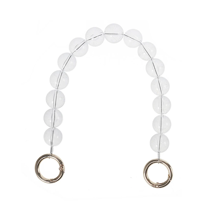 

H8WD акриловая женская сумка с ремешком на руку с эластичным кольцом