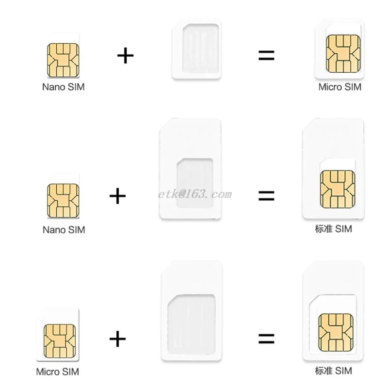 4 in 1 Convert Nano SIM Card to Micro Standard Adapter For Iphone Samsung 4G LTE USB Wireless Router | Компьютеры и офис
