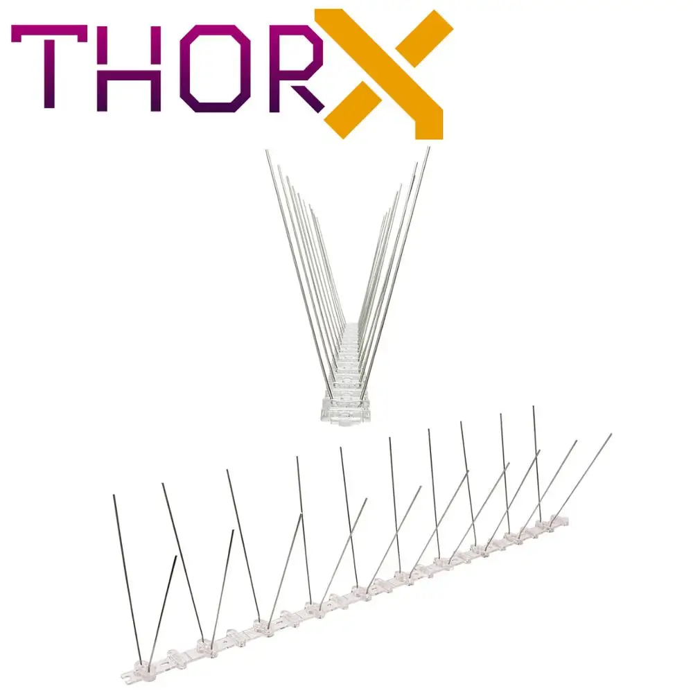 MH-02-TP 2 ряда голубь птица шипы на Поликарбонат база-высокое качество решение для