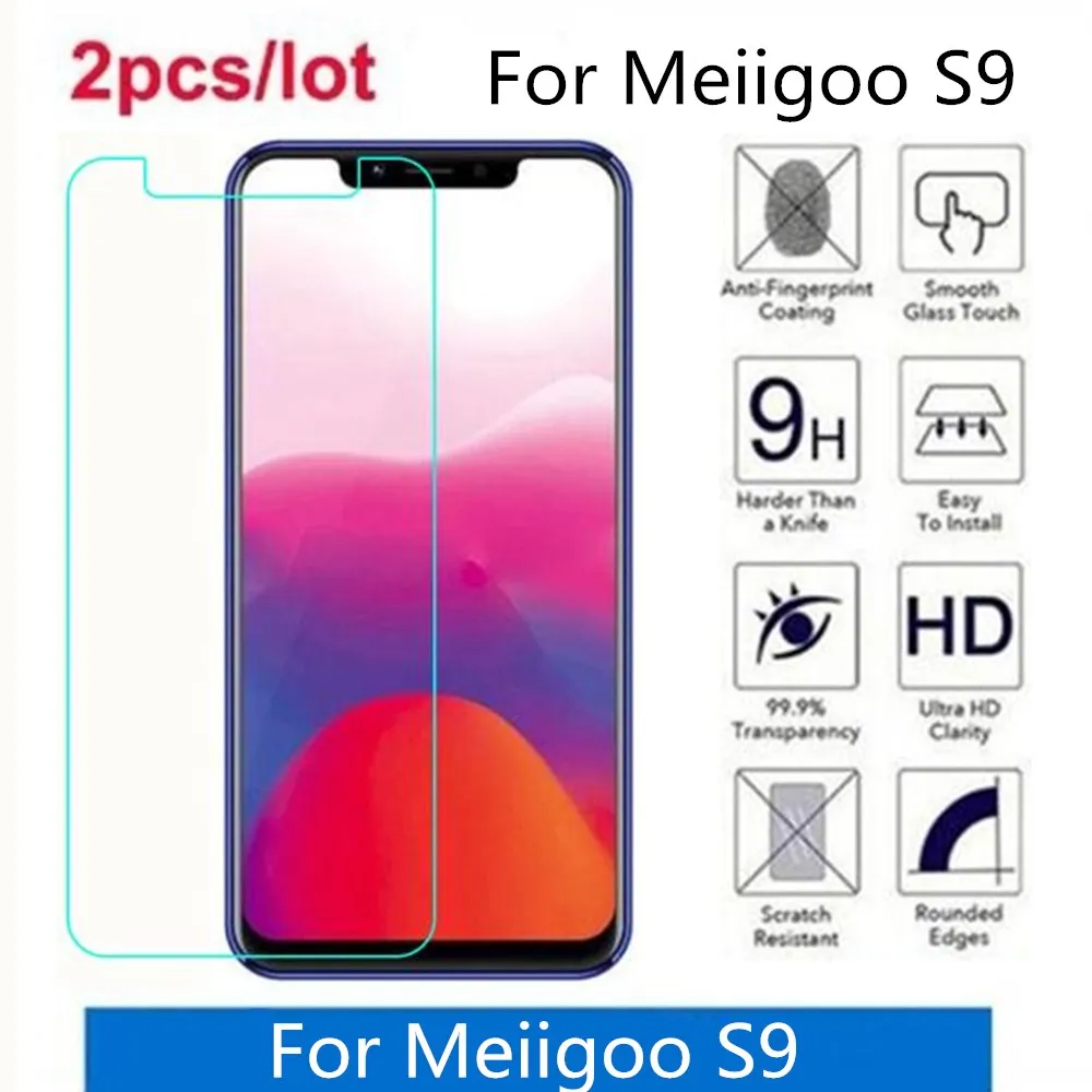 Закаленное стекло для Meiigoo S9 2.5D Premium Защитная пленка экрана защитная - купить по