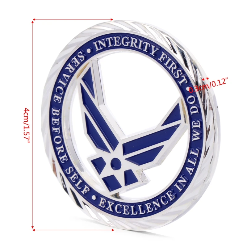 Посеребренные ВВС США основные ценности памятная монета Искусство ремесло | Дом