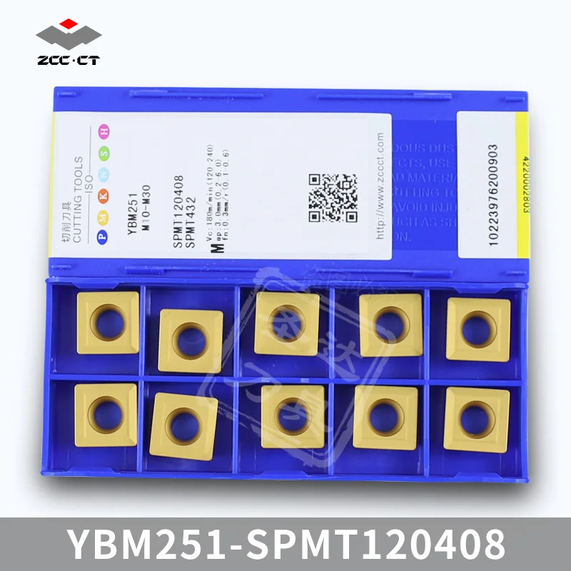

Tungsten Cemented Carbide Milling Insert YBM251/SPMT120408 for Chamfer