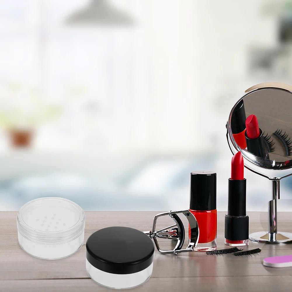 

10Pcs 30g Empty Loose Powder Cases Makeup Powder Boxes with Separation Net