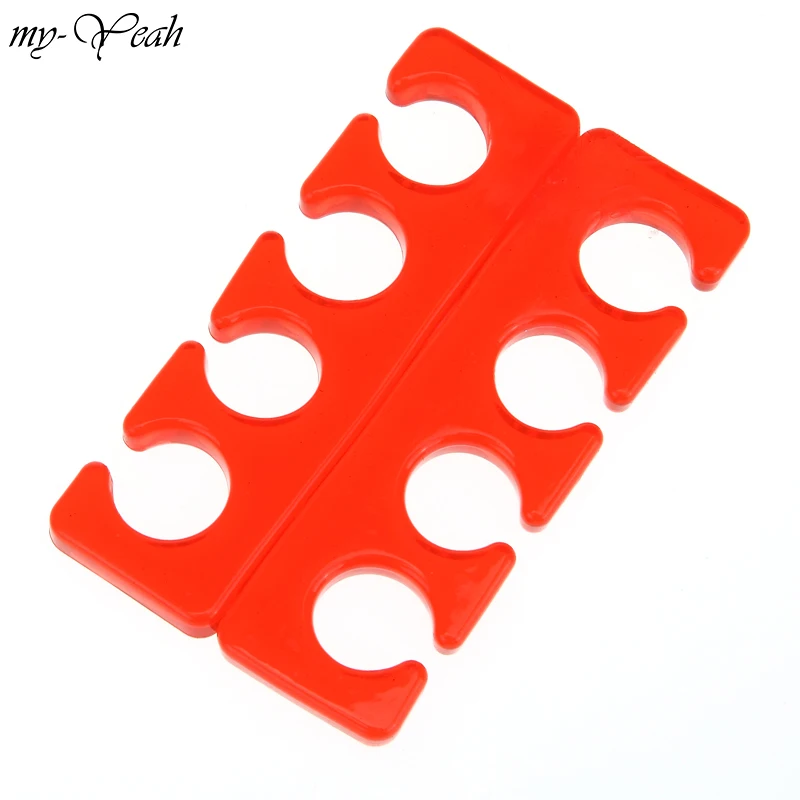 My-да 2 шт./компл. нейл-арта силиконовый ногтей сепараторы гибкий рециркуляции