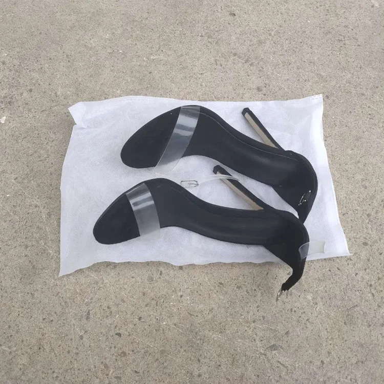 

2020 season transparent fruit high-heeled sandals