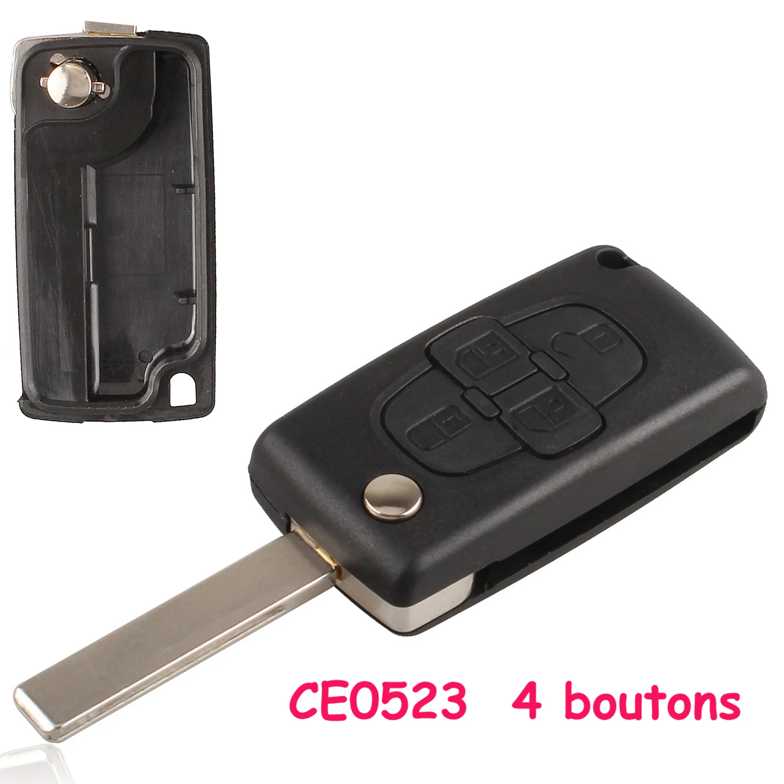1 шт. Замена 4 кнопочный Выкидной ключ корпус Складной Корпус пульт