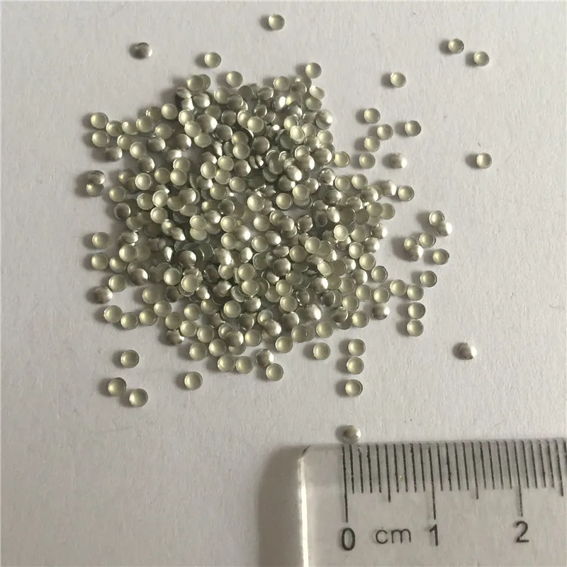 

1000pcs 2mm Gold/Silver/White Metal Garment Decorations Accessories Metallic Hot Fix Studs Nail Art 3D DIY Decor Rhinestones