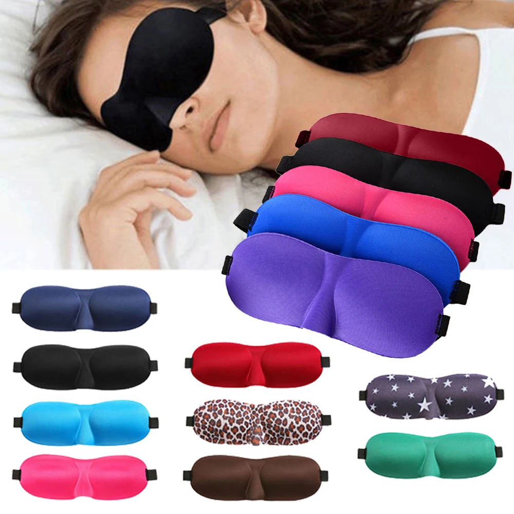 

1Pcs 3D Sleep Mask Natural Sleeping Eye Mask Eyeshade Cover Shade Eye Patch Women Men Soft Portable Travel Eyepatch