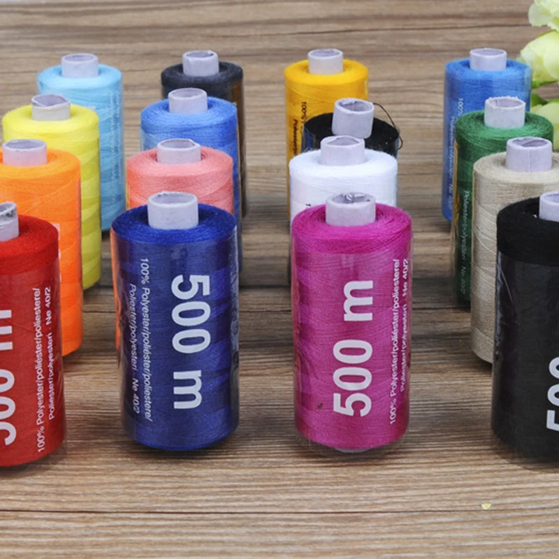 Прочные и долговечные нитки для шитья полиэфирные одежды принадлежности