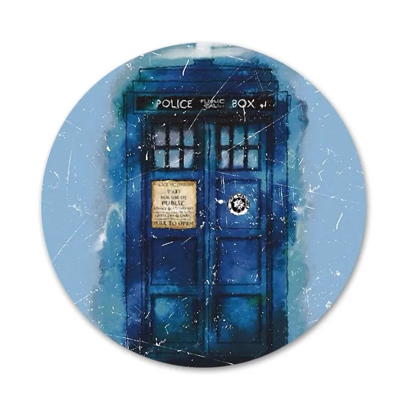Tardis Box Doctor Who Badge Брошь заколка аксессуары для украшения одежды и рюкзака | Дом сад