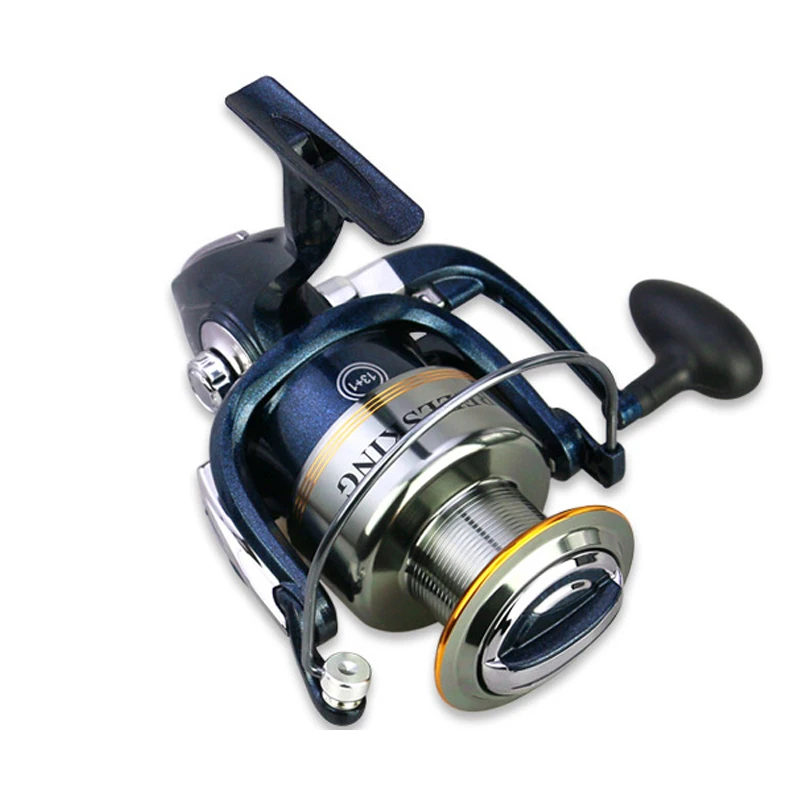 

Spinning Fishing Reel 3.9:1 Speed Coil 13+1BBs Long Casting Fishing Reel Big CNC All Metal Spool For Saltwater Casting Wheel