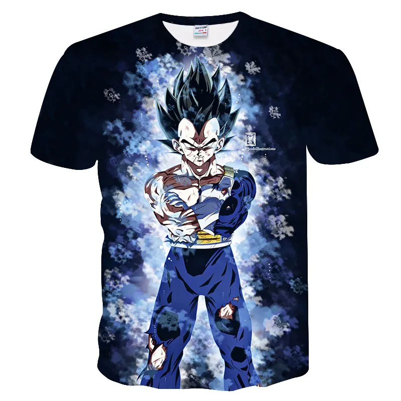

2021 Summer Vegeta Dragon-Ball T-Shirt For Baby Boys Tshirts Kids Short Sleeve Trend Casual Tops Tees Apparel Children Clothing