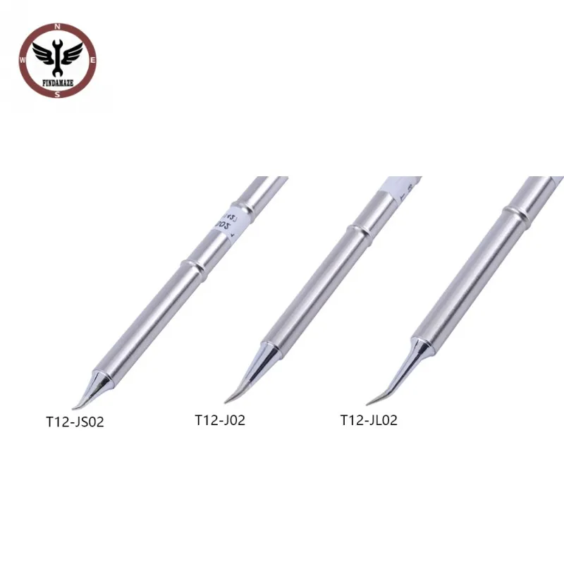 Паяльная станция FINDAMAZE T12 fine bend type JL02 J02 JS02 для FX951STC и STM32 OLED|Сварочные наконечники| |