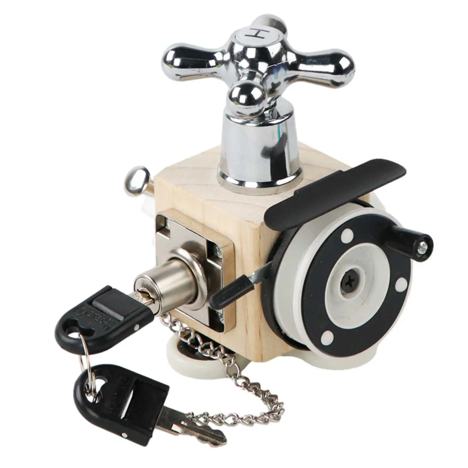 Разблокированная игрушка Монтессори забавный куб деревянная высокого качества