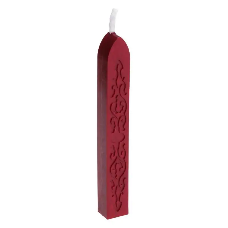 Wine Red Воск, оформленный в стиле ретро печать для букв свадебные приглашения подарочные карты пчелиный воск шнур фитиль уплотнительная полоса выделенная уплотнительная Восковая Палочка - Цвет: Wine Red
