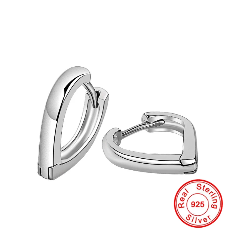 

Женские серьги из серебра 925 пробы, в форме сердца