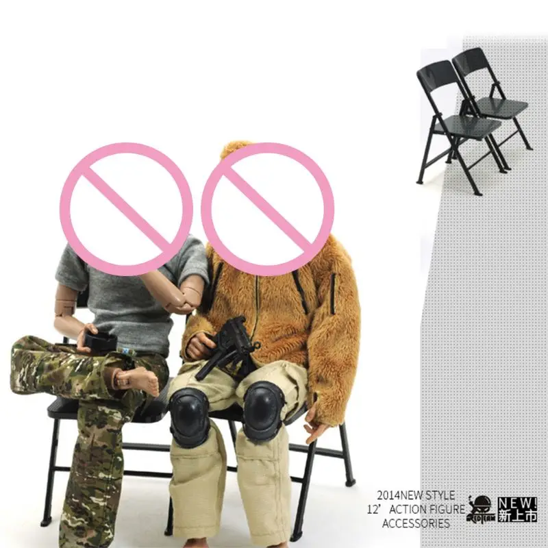 

1:6 Scale Chair Display for 12\" Action Figure Miniature Dollhouse Accessories