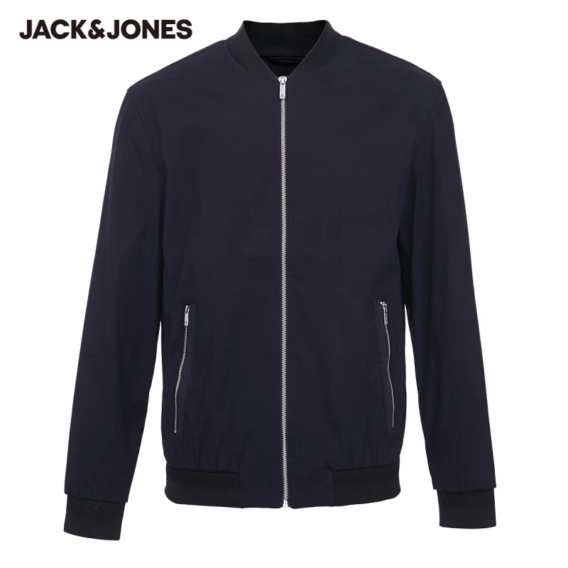 

JackJones Men's Business Casual Sun-protective Short Baseball Collar Streetwear Jacket| 220221511