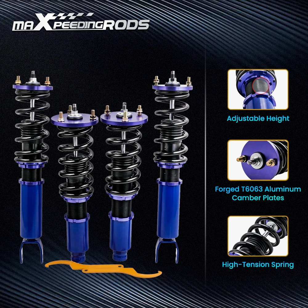 

Подвеска Coilover для HONDA ACCORD CU1/2 4 CYL 2008-2012 2009 2010, комплект для понижения, регулировка высоты, шоковые стойки, 4 шт.