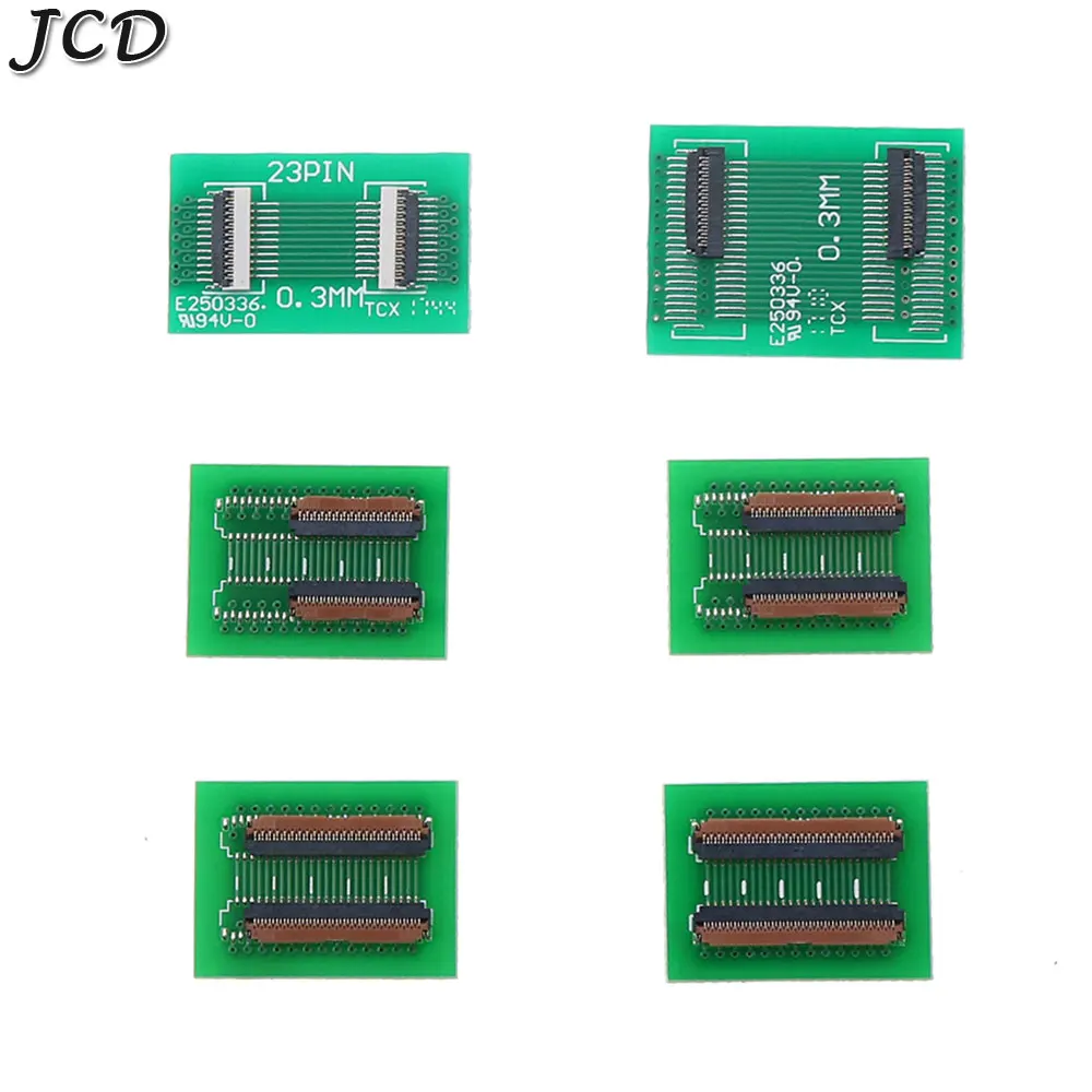 JCD 1 шт. FPC FFC Гибкая плоская плата удлинителя кабеля адаптер 0 3 мм Шаг 25 31 39 45 51