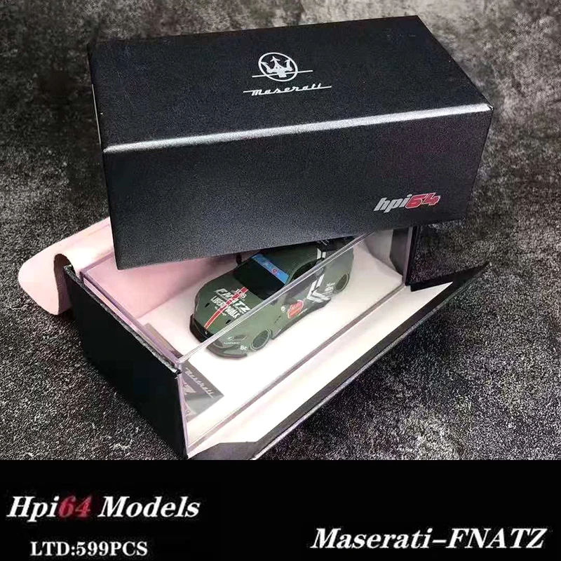

Hpi64 Maserati Model Car 1/64 GT Wide Body Coating Resin Diecast Collection - Limited 599 PCS