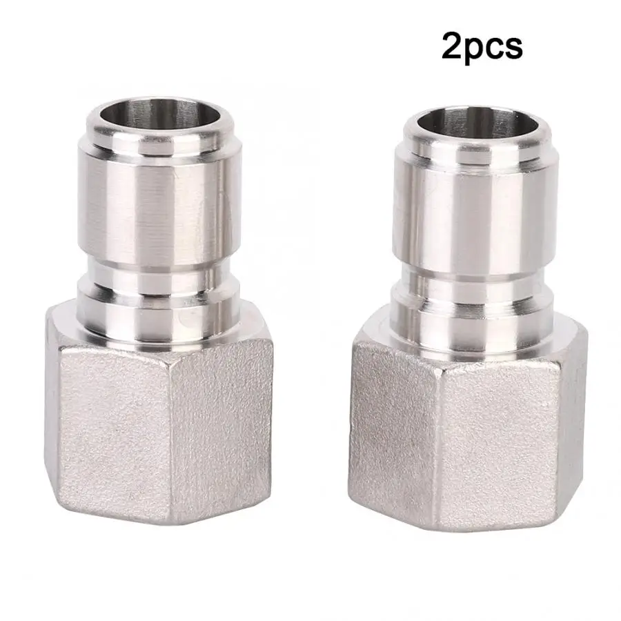 Homebrew 2Pcs Stainless Steel Quick Connector Beer Fitting Accessories 1/2in Male Gun | Дом и сад