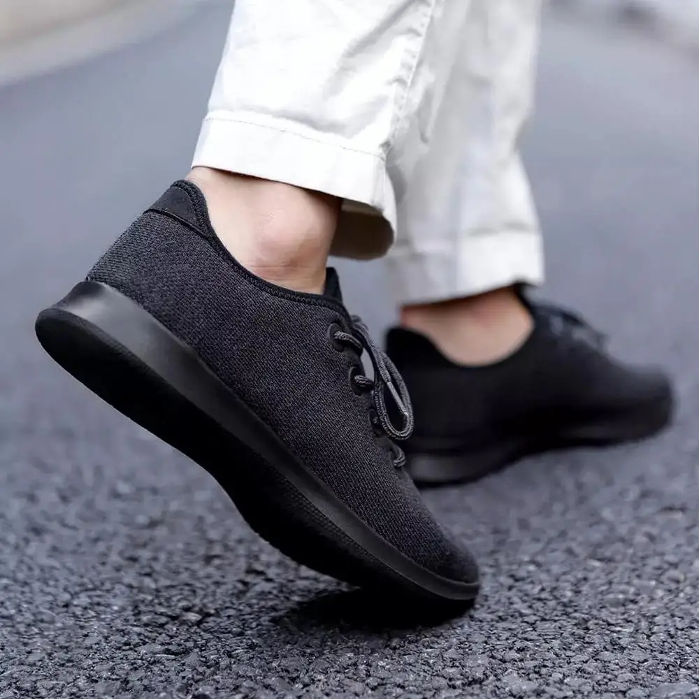 

YouPin Aishoes Wool Comfortable Casual Shoes Walking Men Double Sided Insole Lightweight and Simple Barefoot Experience