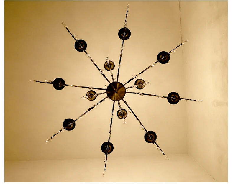 Американская антикварная ветка люстра лофт железный бар светильник E14 домашний