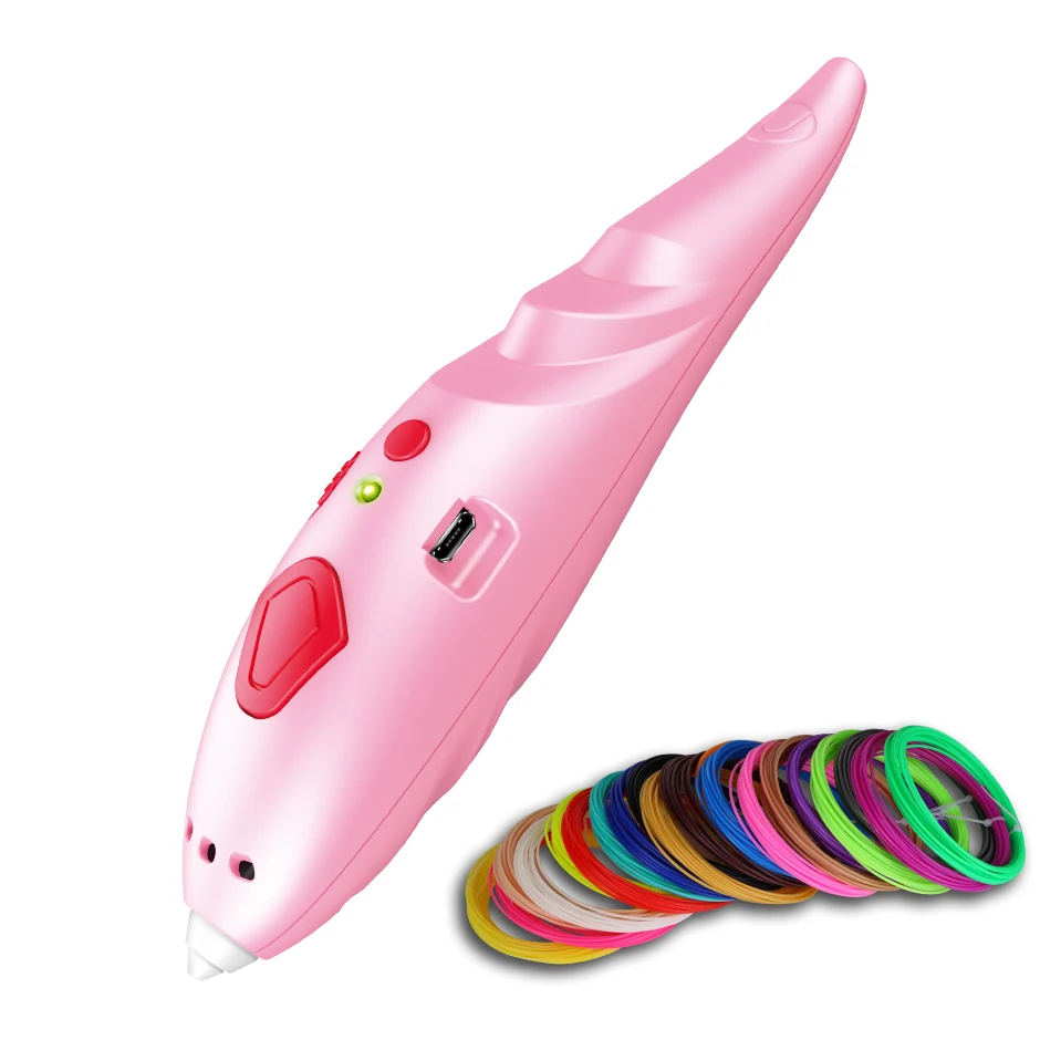 Ручка для 3d печати DIY ручка карандаш рисования стилевая нить PLA детей Обучающие