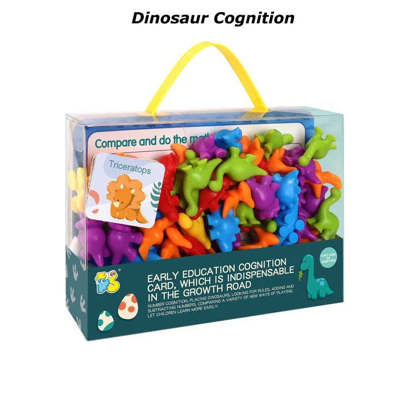 Обучающая коробка для игрушек Монтессори радужные стопки чашки с подсчетом