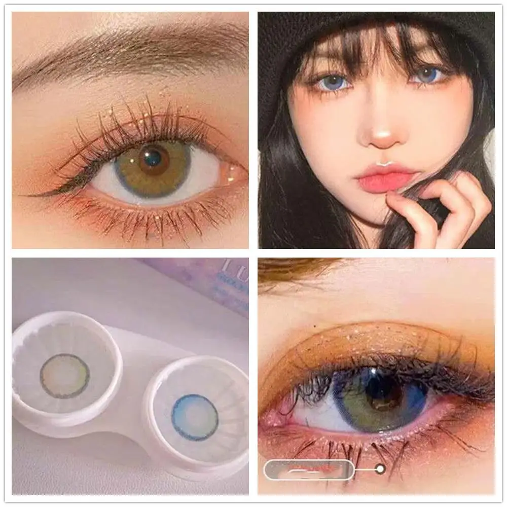 Мульти Цвет линзы ed Очаровательная контактные косметический для Хэллоуина глаз