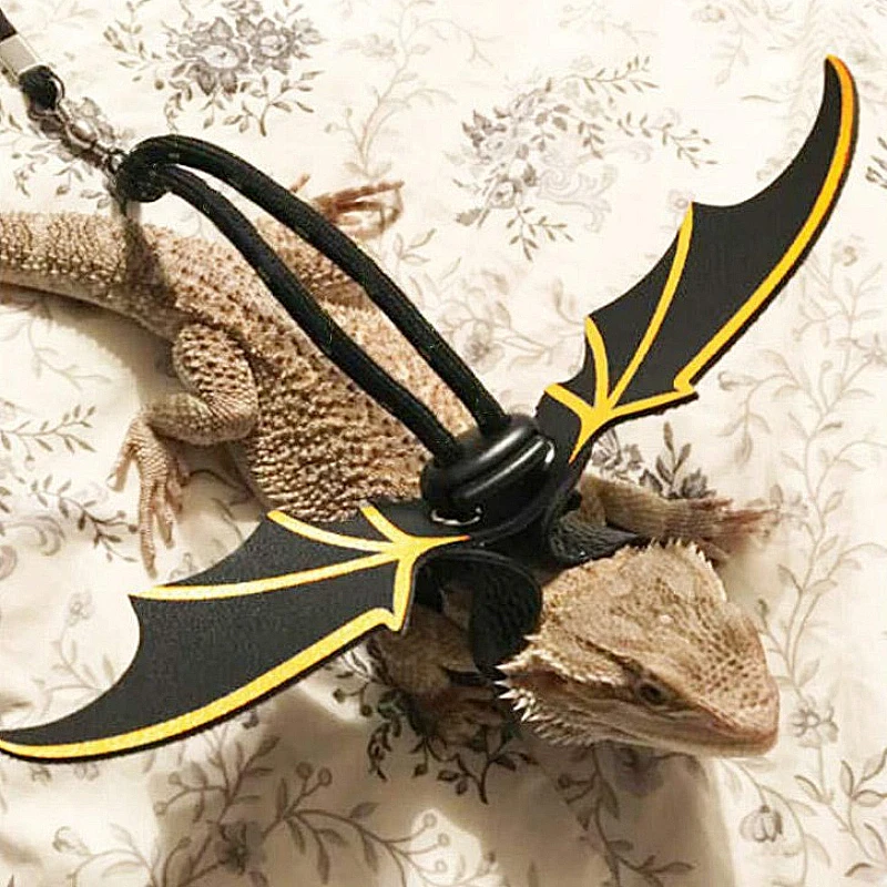 Рептилия ящерица регулируемый поводок бородатый дракон жгутик Cool Soft ручная