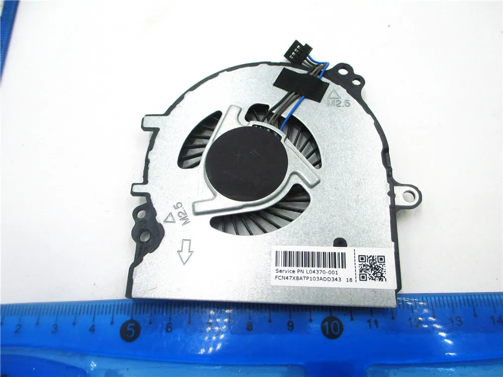 Новый оригинальный Процессор вентилятор охлаждения для HP Probook 430 G5 Тетрадь охлаждающий вентилятор L04370-001 NS65B02-17A17 0FJNA0000H DC5V 0.5A